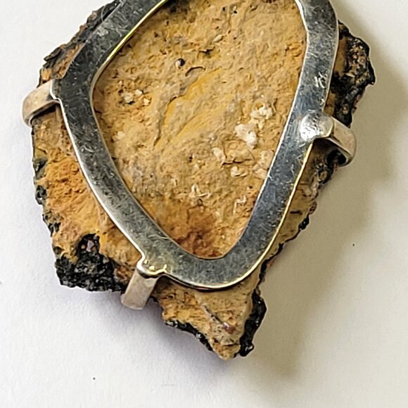 Vanadanite Bright Red Crystal Pendant 925 Sterling Silver - Picture 6 of 13